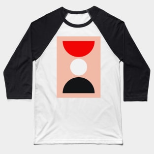 Black Red White Baseball T-Shirt